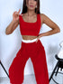 Crop tops "PUZZLE VD1591" - SARKANS